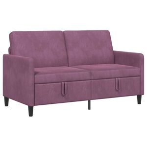 vidaXL Sofa mit Stauraum Lila 152 x 78 x 87 cm Polyester