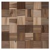 vidaXL Wandpaneel 11 stk. Natur 30 x 30 x 2 cm