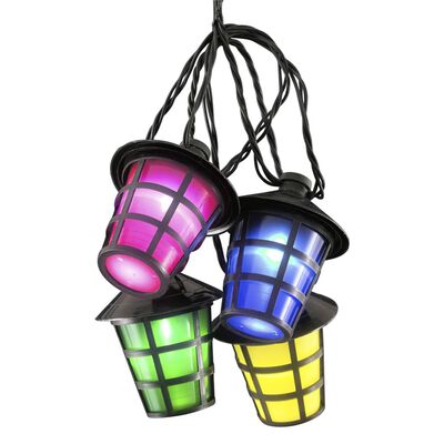 KONSTSMIDE Laternen-Lichterkette mit 40 Lampen Mehrfarbig