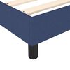 vidaXL Boxspringbett mit Matratze Blau 80x200 cm Stoff
