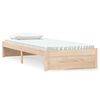 vidaXL Massivholzbett ohne Matratze 75x190 cm