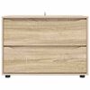 vidaXL Aufbewahrungsschrank Sonoma-Eiche 80 x 48 x 57 cm Holzwerkstoff