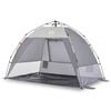 vidaXL Strandzelt 2 Personen Grau Quick Release Wasserdicht
