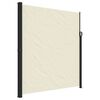 vidaXL Seitenmarkise Ausziehbar Creme 220x500 cm