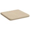 vidaXL Sitzkissen 4 pcs Creme 40 x 40 x 3 cm Mikrofaserstoff