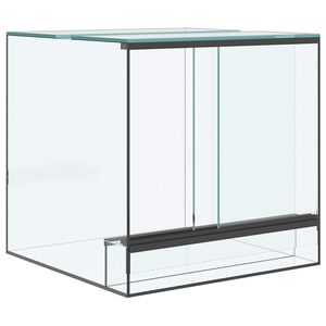vidaXL Terrarium mit Speicher Transparent 30 x 30 x 30 cm Glas