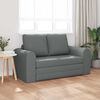 vidaXL Schlafsofa 60cm Dunkelgrau Stoff