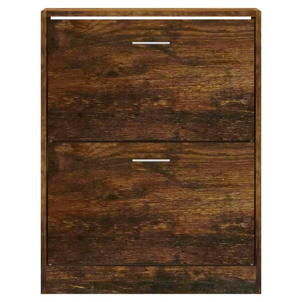 vidaXL Schuhschrank R&auml;uchereiche 63x24x81 cm Holzwerkstoff