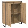 vidaXL Schuhschrank Kunsthandwerk Eiche 79 x 36 x 100 cm Holzwerkstoff
