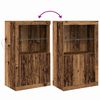vidaXL Beistellschrank Altholz 60,5 x 37 x 100 cm Holzwerkstoff