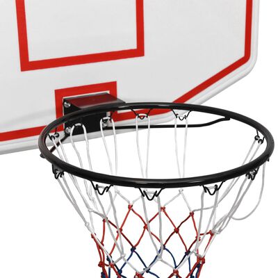 vidaXL Basketballkorb Weiß 71x45x2 cm Polyethylen