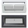 vidaXL Kellerfenster RISOR 80 x 40 cm PVC und Glas Anthrazit