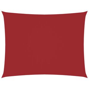 vidaXL Sonnensegel Oxford-Gewebe Rechteckig 3,5x4,5 m Rot