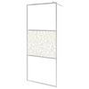 vidaXL Duschwand f&uuml;r Begehbare Dusche ESG-Glas Steindesign 100x195 cm