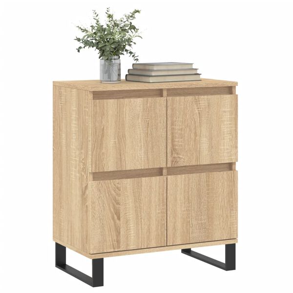 vidaXL Sideboard Sonoma-Eiche 60x35x70 cm Holzwerkstoff