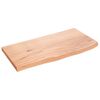 vidaXL Wandregal Hellbraun 60x30x2 cm Massivholz Eiche Behandelt