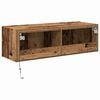vidaXL TV-Wandschrank 2 pcs Altholz 100 x 35 x 31 cm Holzwerkstoff