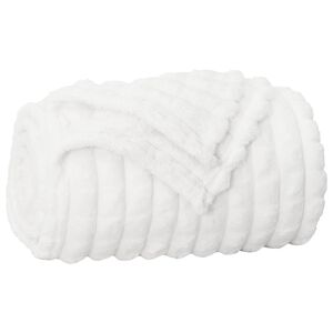 vidaXL Wohndecke Wei&szlig; 240 x 220 cm 1.37 kg Fleece