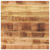 vidaXL Tischplatte 70x70x2,5 cm Quadratisch Raues Massivholz Mango
