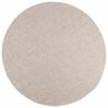 vidaXL Bereichsteppiche Rund FARO Creme &Oslash; 200 CM Polyester