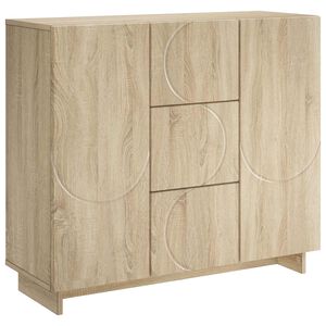 vidaXL Sideboard Sonoma-Eiche 85,5 x 31 x 75 cm Holzwerkstoff