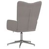 vidaXL Relaxsessel Taupe Stoff