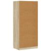 vidaXL Kleiderschrank Sonoma-Eiche 80x52x180 cm Holzwerkstoff