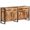 vidaXL Sideboard 172x35x80 cm Massivholz Akazie Honigfarben