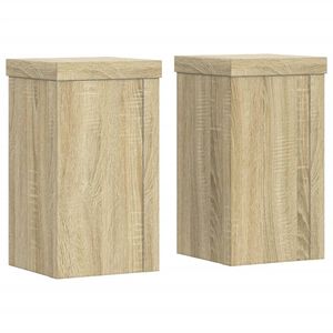 vidaXL Pflanzenst&auml;nder 2 Stk. Sonoma-Eiche 10x10x18 cm Holzwerkstoff