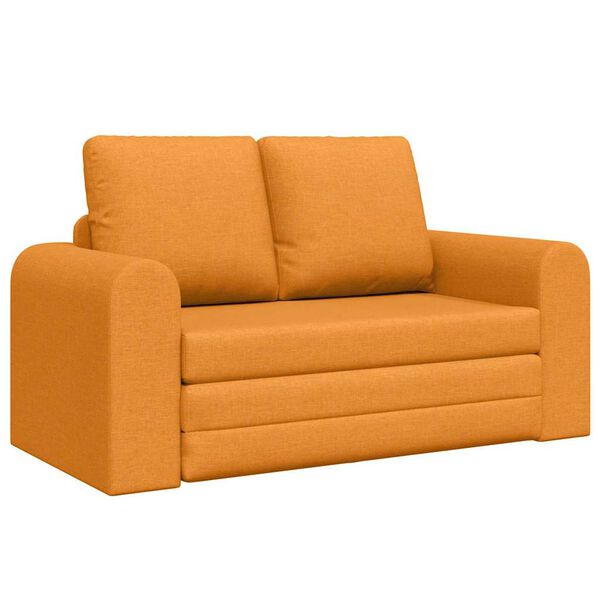 vidaXL Schlafsofa 60cm Dunkelgelb Stoff