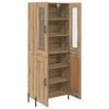vidaXL Highboard Artisan-Eiche 69,5 x 34 x 180 cm Holzwerkstoff