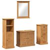 vidaXL Badezimmerm&ouml;bel-Set VIGO 4 stk. Honigbraun 37 x 34 x 110 cm