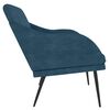 vidaXL Sitzbank Blau 110x76x80 cm Samt