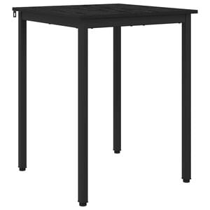 vidaXL Esstische 60 x 60 x 75 cm Holzwerkstoff Schwarz Eichen-Optik
