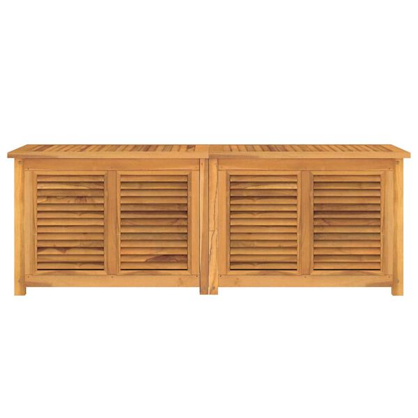 vidaXL Gartenbox mit Beutel 150x50x55 cm Massivholz Teak