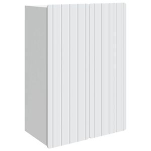 vidaXL Wandschrank Wei&szlig; 66 x 34,5 x 92 cm Holzwerkstoff