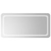 vidaXL LED-Badezimmerspiegel Transparent 100 x 50 cm Geh&auml;rtetes Glas