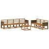 vidaXL Outdoor-Sofagarnitur 7 pcs Natur Massivholz Akazie