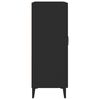 vidaXL Sideboard Schwarz 69,5x34x90 cm Holzwerkstoff