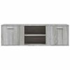 vidaXL TV-Schrank Grau Sonoma 120x34x37 cm Holzwerkstoff