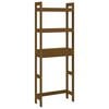 vidaXL Toilettenregal Honigbraun 63x26x171 cm Massivholz Kiefer