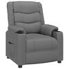 vidaXL Relaxsessel Grau Kunstleder