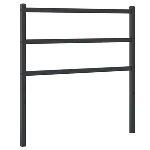vidaXL Ersatz-Kopfteil Metall Schwarz 90 cm