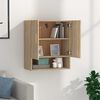 vidaXL Wandschrank Sonoma-Eiche 60x31x70 cm Holzwerkstoff