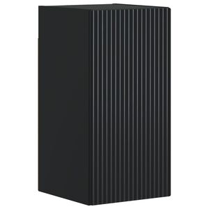 vidaXL Badezimmer-Wandschrank ARNHEM Schwarz 30 x 31 x 59 cm