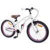 vidaXL Kinderfahrrad 22 Zoll f&uuml;r 7-12 Jahre alt Wei&szlig;