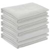 vidaXL Tischdecke 5 stk. Quadratisch Wei&szlig; 90 x 90 cm