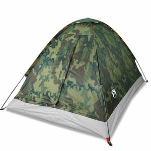 vidaXL Kuppelzelt 4 Personen Camouflage Wasserdicht