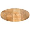 vidaXL Tischplatte 110x40x2,5 cm Oval Massivholz Mango