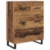 vidaXL Highboard Altholz 69,5 x 34 x 180 cm Holzwerkstoff